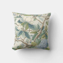 Willow Little Magnolia Wallpaper Floral Coastal  クッション