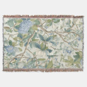 Willow Little Magnolia Wallpaper Floral Coastal  スローブランケット (正面)