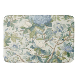 Willow Little Magnolia Wallpaper Floral Coastal  バスマット