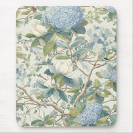 Willow Little Magnolia Wallpaper Floral Coastal マウスパッド