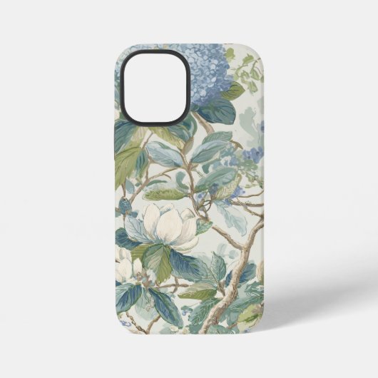 Willow Little Magnolia Wallpaper Floral Coastal  iPhoneケース (裏面)