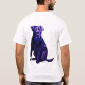 Willow rose back pattern basic t shirt tシャツ (裏面)