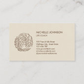 Willow Tree Photographer Logo Tree of Life 名刺 (裏面)