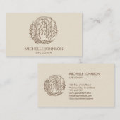 Willow Tree Photographer Logo Tree of Life 名刺 (正面/裏面)