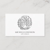 Willow Tree Photographer Logo Tree of Life 名刺 (正面)
