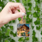 Willowcatdesign著「Mojito's at Dusk」 キーホルダー (手)