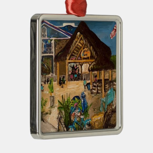 Willowcatdesign著「Mojito's at Dusk」 メタルオーナメント (右)