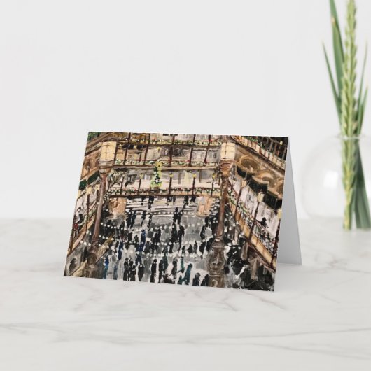 Willowcatdesignsによるアーケードでのクリスマス カード (正面)