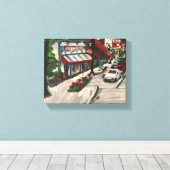 Willowcatdesignsによるオハイオ絵画州の「シャグリン秋」 キャンバスプリント (インサイチュ (ウッドフロア))