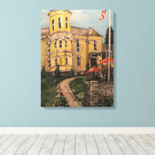 Willowcatdesignsによる「湾内ワイナリー」 キャンバスプリント (インサイチュ (ウッドフロア))