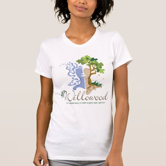 Willowoodの木の女性 Tシャツ (正面)