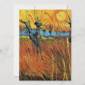 Willows at Sunset by Vincent van ゴッホ. (裏面)