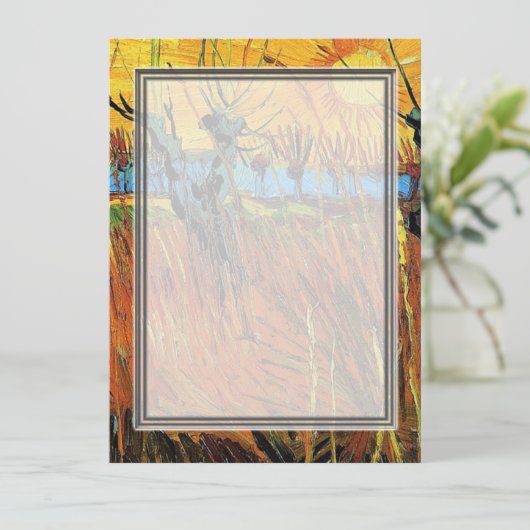 Willows at Sunset by Vincent van ゴッホ. (スタンド正面)