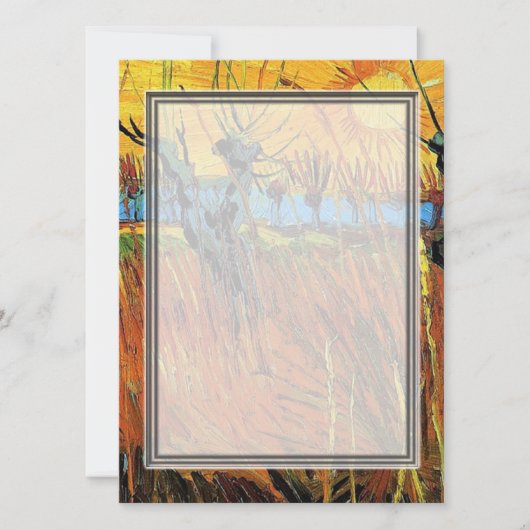 Willows at Sunset by Vincent van ゴッホ. (正面)