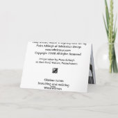 Willow's Winter女性 カード (裏面)