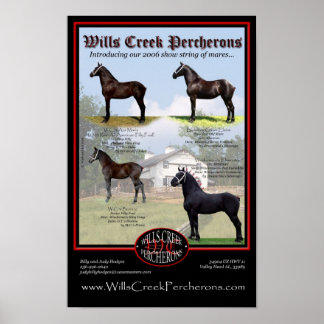 WILLS CREEK PERCHERONS 2006 SHOW STRING ポスター