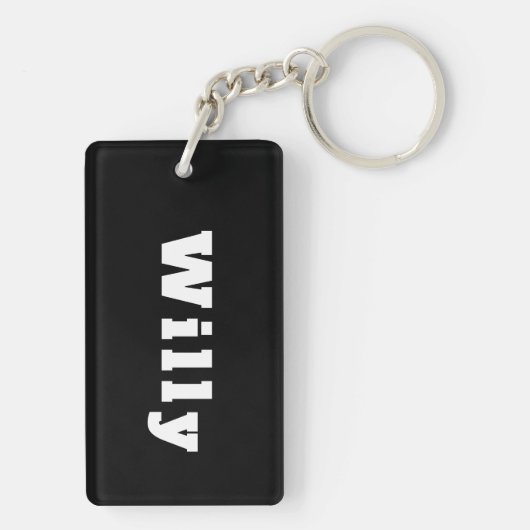 Willy キーホルダー (裏面)