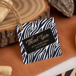 Willy Happyバチェロレッテ感謝してい Zebra BW ID1151 フェイバータグ