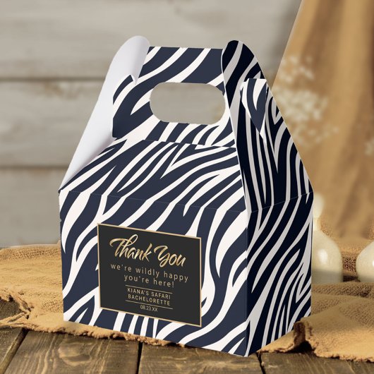 Willy Happyバチェロレッテ感謝してい Zebra BW ID1151 フェイバーボックス