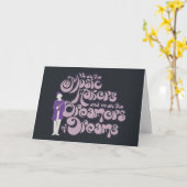 Willy Wonka – 音楽メーカー、夢の夢 カード (黄色い花)