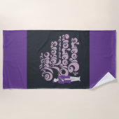 Willy Wonka – 音楽メーカー、夢の夢 ビーチタオル (正面)