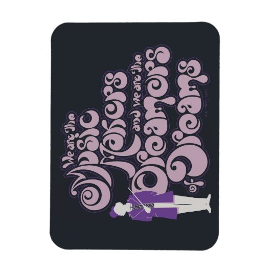 Willy Wonka – 音楽メーカー、夢の夢 マグネット (縦)