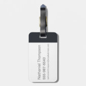 Willy Wonka – 音楽メーカー、夢の夢 ラゲッジタグ (裏面縦)