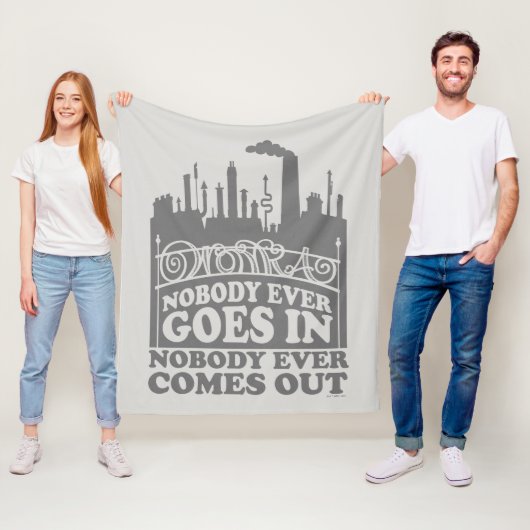 Willy Wonka Factory - Nobody Ever Goes In フリースブランケット (インサイチュ)