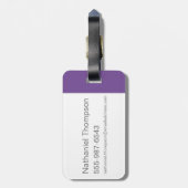 Willy Wonka Logo Psychedelic Graphic ラゲッジタグ (裏面縦)