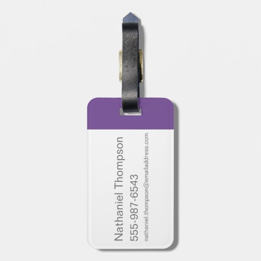 Willy Wonka Logo Psychedelic Graphic ラゲッジタグ (裏面縦)