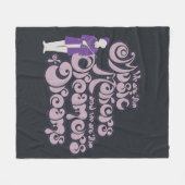 Willy Wonka - Music Makers, Dreamers of Dreams フリースブランケット (正面(横))