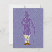 Willy Wonka Quote Silhouette ノートカード (正面)