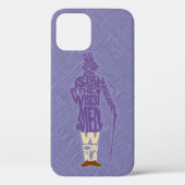 Willy Wonka Quote Silhouette Case-Mate iPhoneケース (裏面)