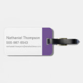 Willy Wonka Stenciled Face Graphic ラゲッジタグ (裏面横)