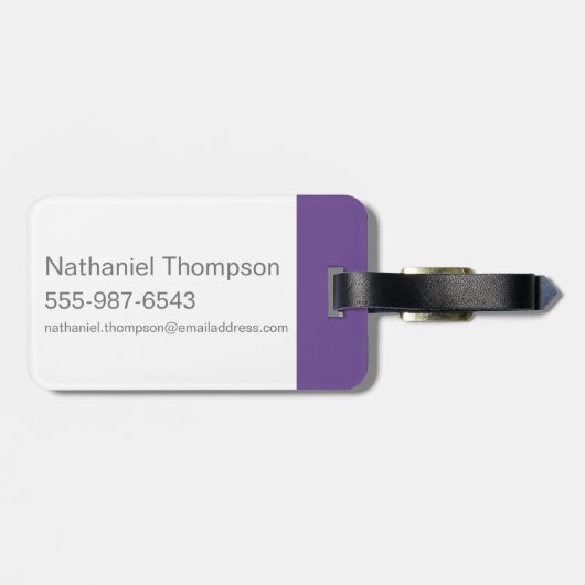 Willy Wonka Stenciled Face Graphic ラゲッジタグ (裏面横)