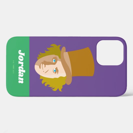 Willy Wonka Stenciled Face Graphic Case-Mate iPhoneケース (裏面 (横))