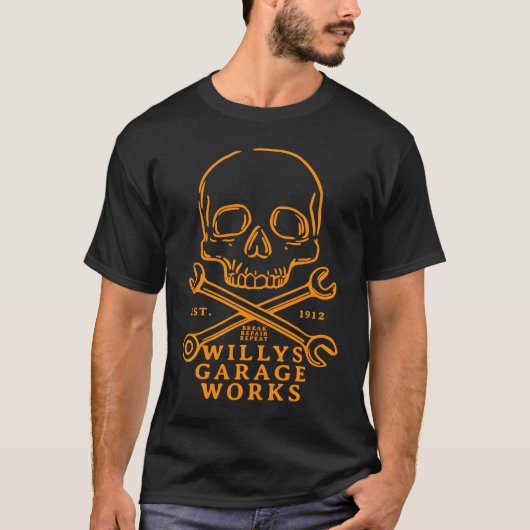 Willys Garage Works Tシャツ (正面)