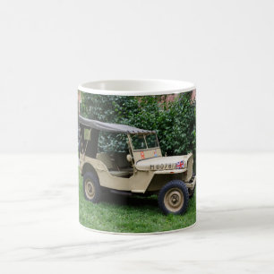 Willys MBのジープ コーヒーマグカップ