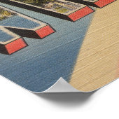 Wilmington，デラウェア – ラージレターシーン2 ポスター (角)