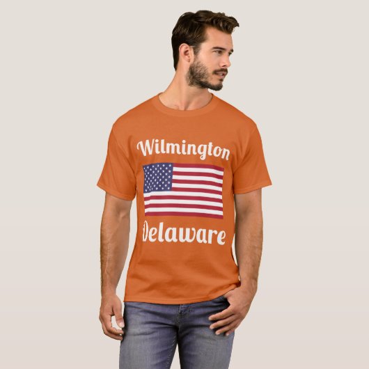 Wilmington Delaware Stylish Prints1 Tシャツ (正面フル)