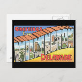 Wilmington Delaware_Vintage Travelからの挨拶 ポストカード (正面/裏面)