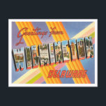 Wilmington, Delaware Vintage Travel ポストカード<br><div class="desc">Wilmington,  Delaware Vintage Travel Postagesからの挨拶</div>