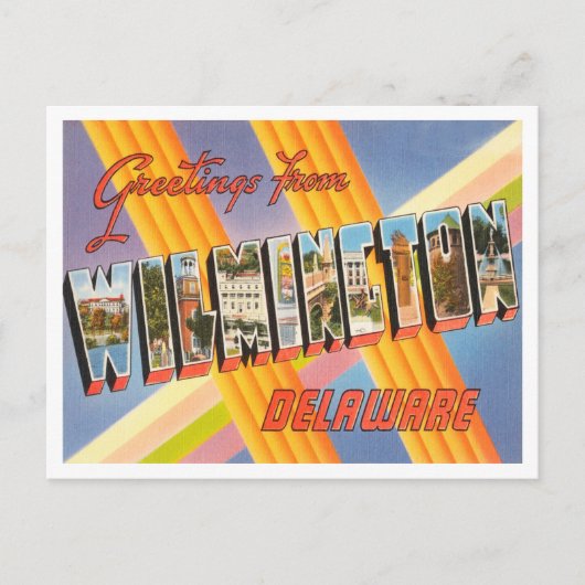 Wilmington, Delaware Vintage Travel ポストカード (正面)