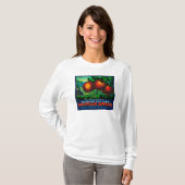 Wilshireのカシの谷間のAppleの木枠のラベル Tシャツ (正面フル)