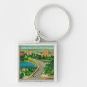 Wilshire Boulevard(ダグラス・マッカーサー将軍) キーホルダー (正面)