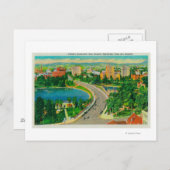 Wilshire Boulevard(ダグラス・マッカーサー将軍) ポストカード (正面/裏面)