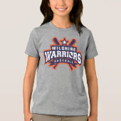 Wilshire Warriorsベースボールリーグのロゴ トライブレンドＴシャツ (正面)