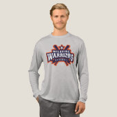 Wilshire Warriors Baseball League Logo トライブレンドＴシャツ (正面全体)