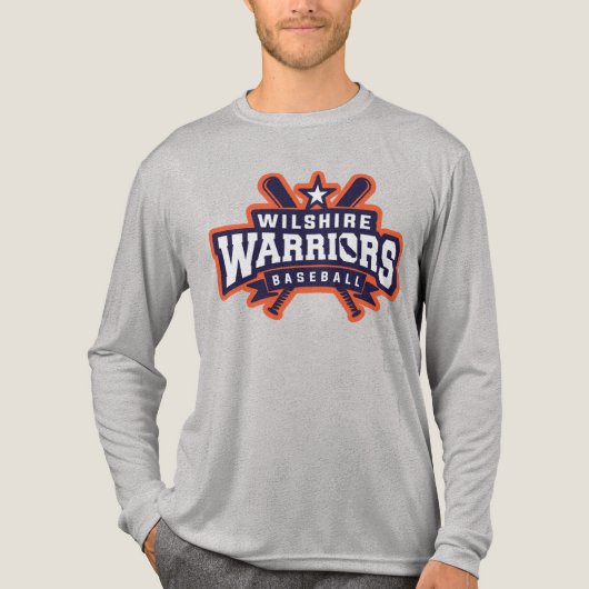Wilshire Warriors Baseball League Logo トライブレンドＴシャツ (正面)