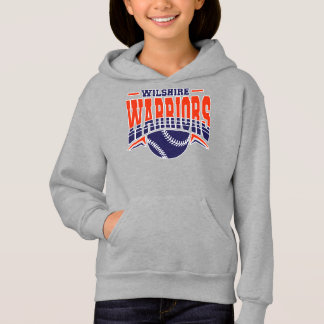 Wilshire Warriors Navy Baseball Logo